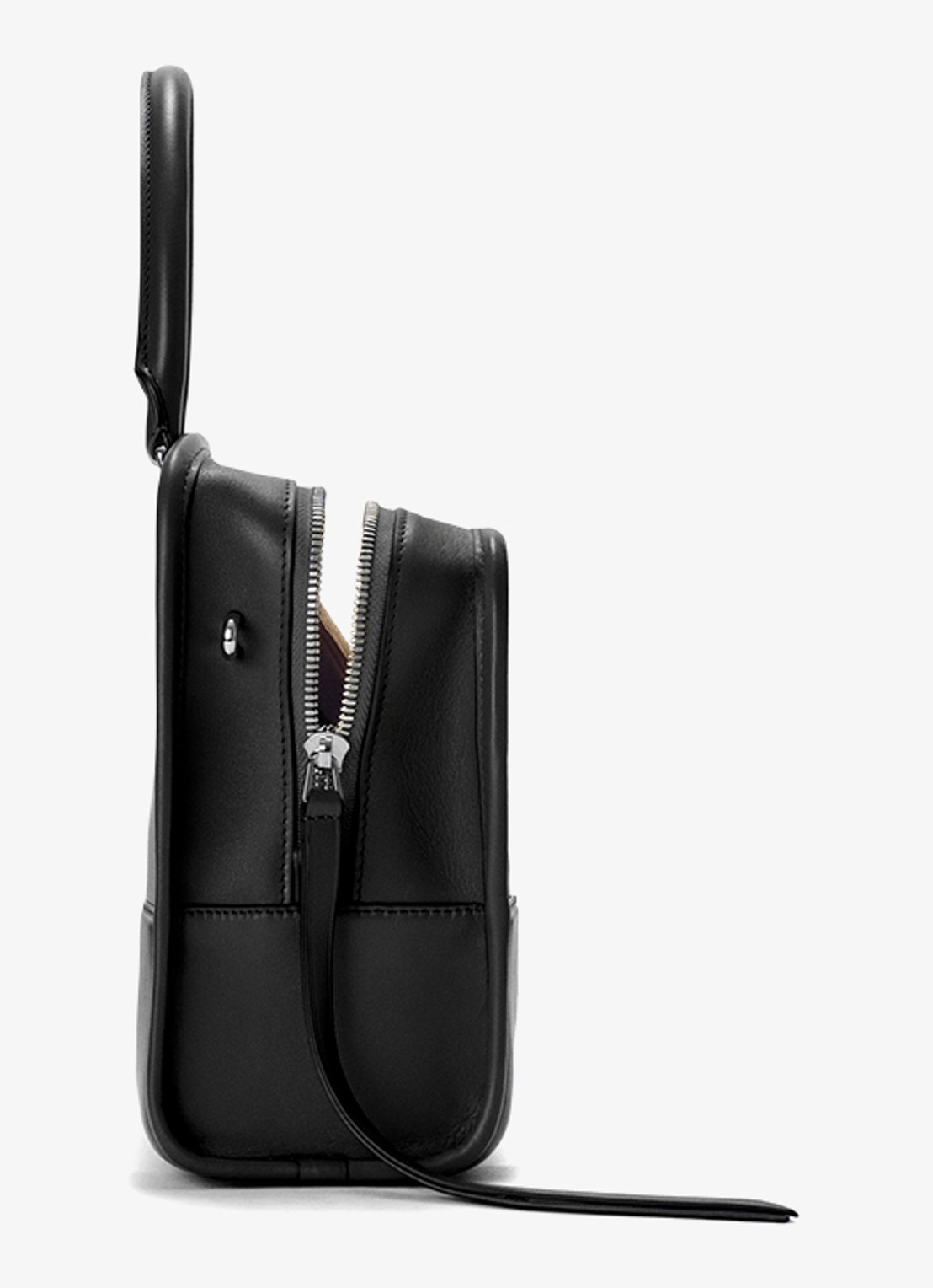 LOEWE Amazona 180 Medium schoudertas van kalfsleer - detail 4 zwart