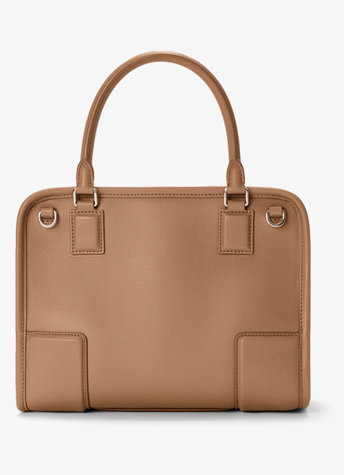 LOEWE Amazona 180 Small schoudertas van kalfsleer - achterkant bruin