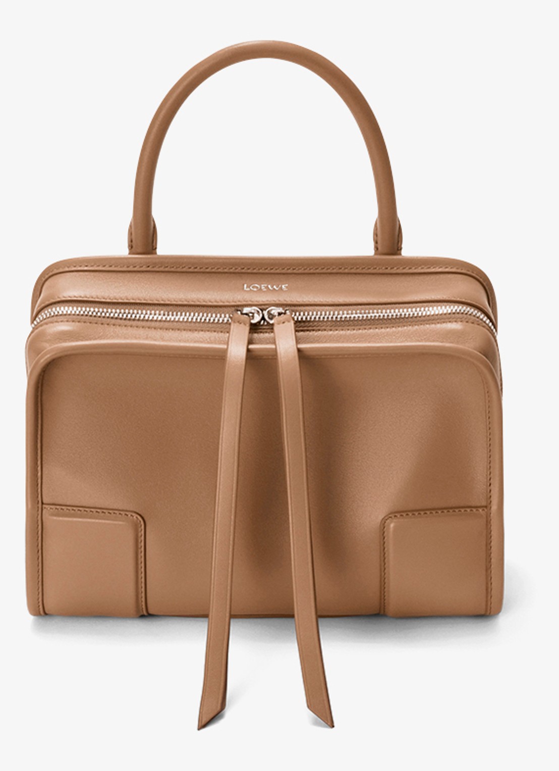 LOEWE Amazona 180 Small schoudertas van kalfsleer - detail 6 bruin