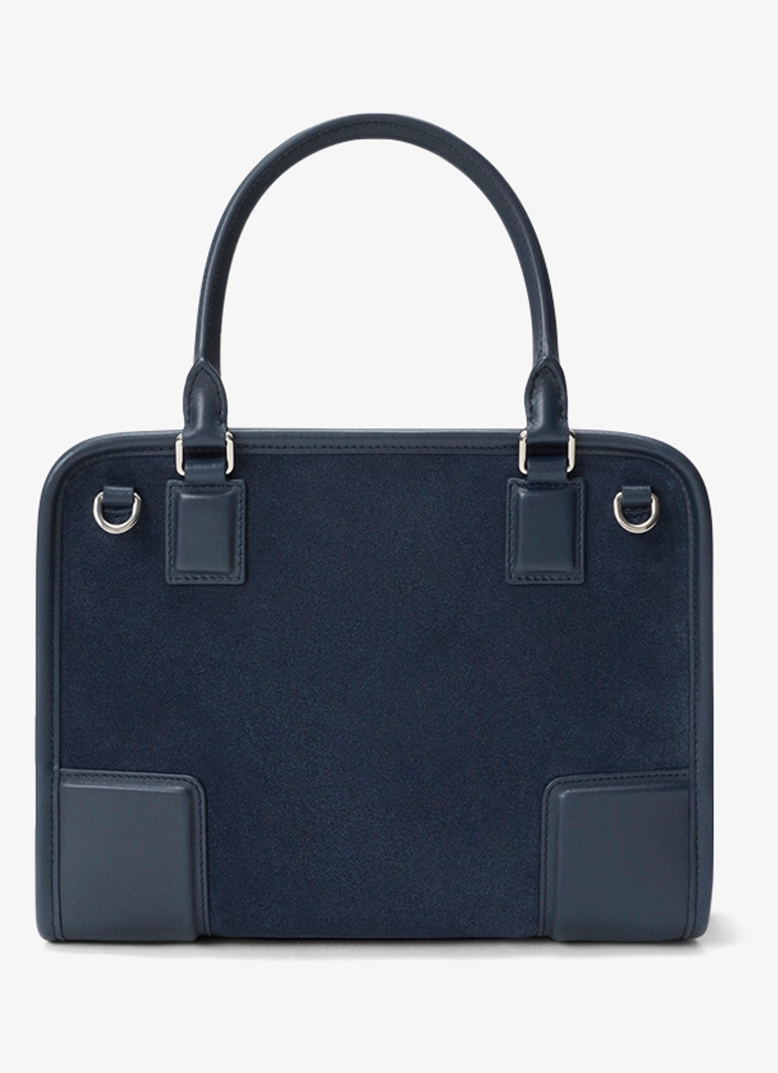 LOEWE Amazona Small handtas van kalfsleer - achterkant 3 donkerblauw
