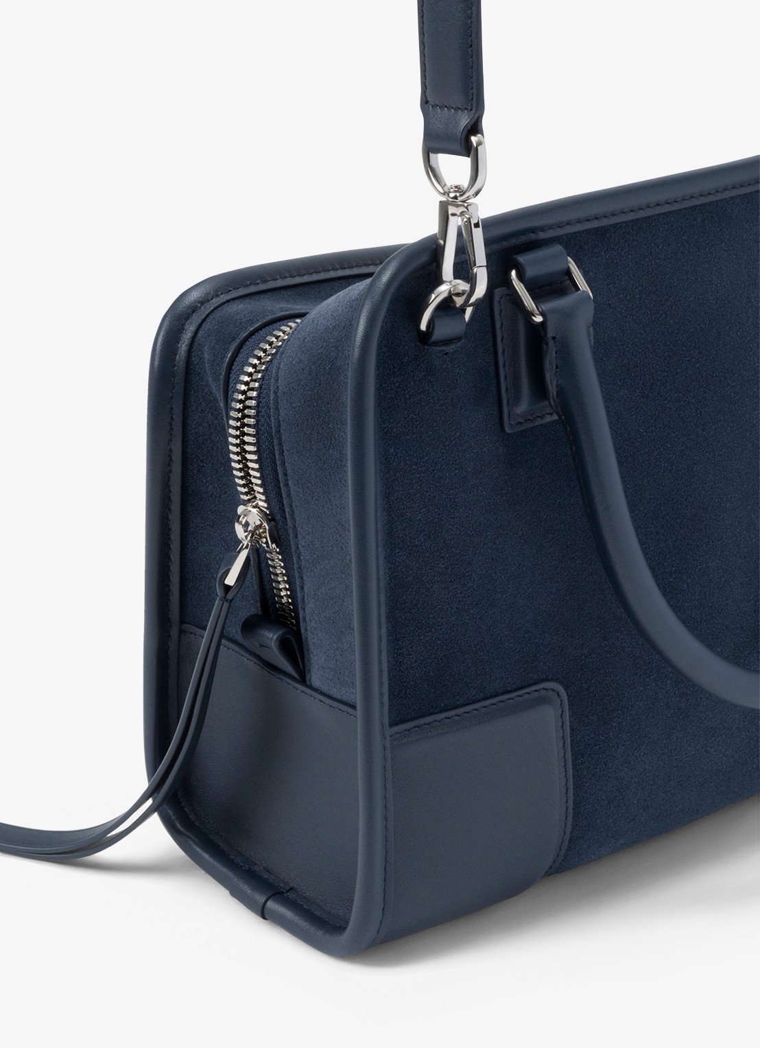LOEWE Amazona Small handtas van kalfsleer - detail 7 donkerblauw