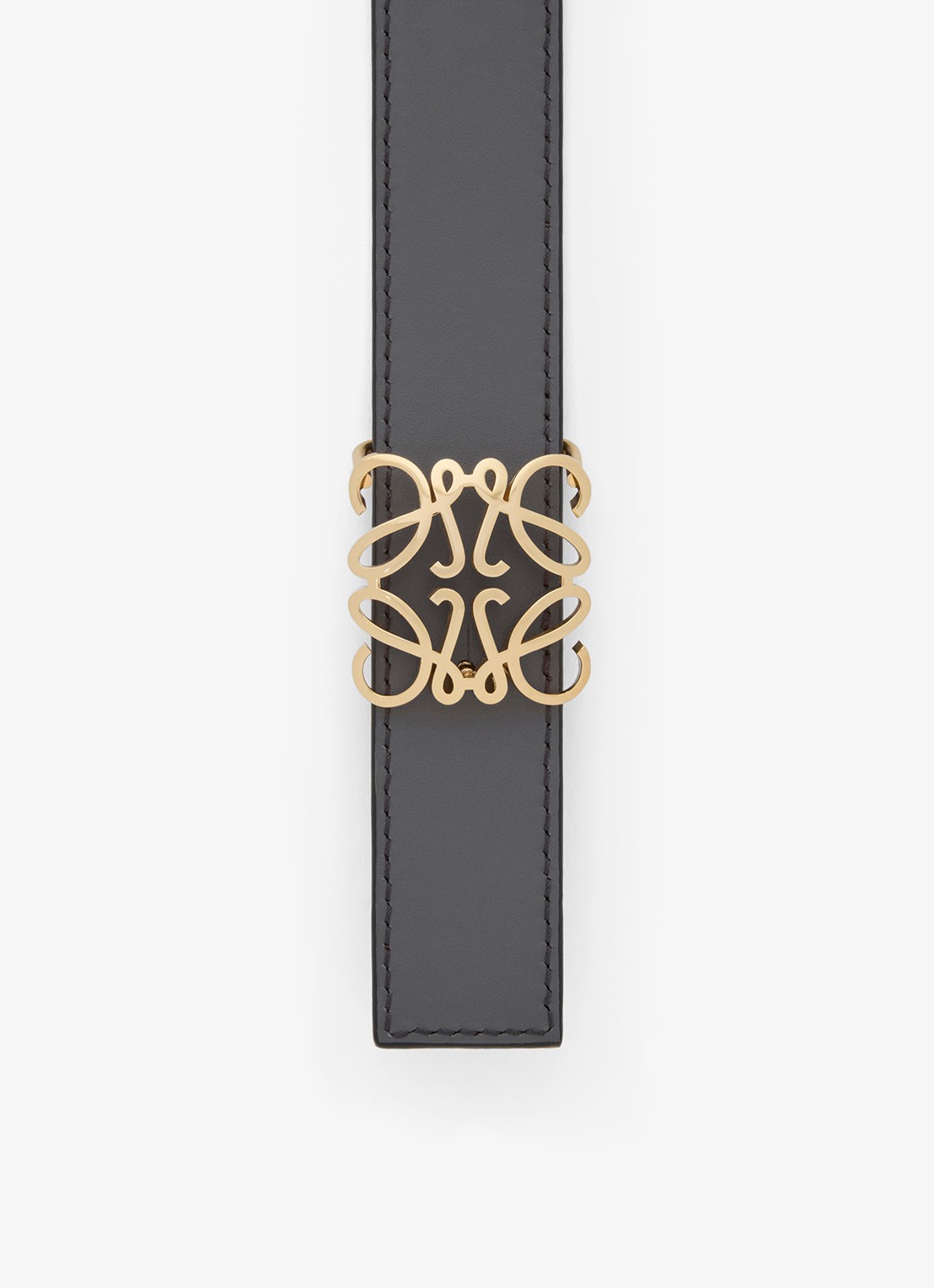 LOEWE Anagram Bombee reversible riem van kalfsleer - detail 3 bruin