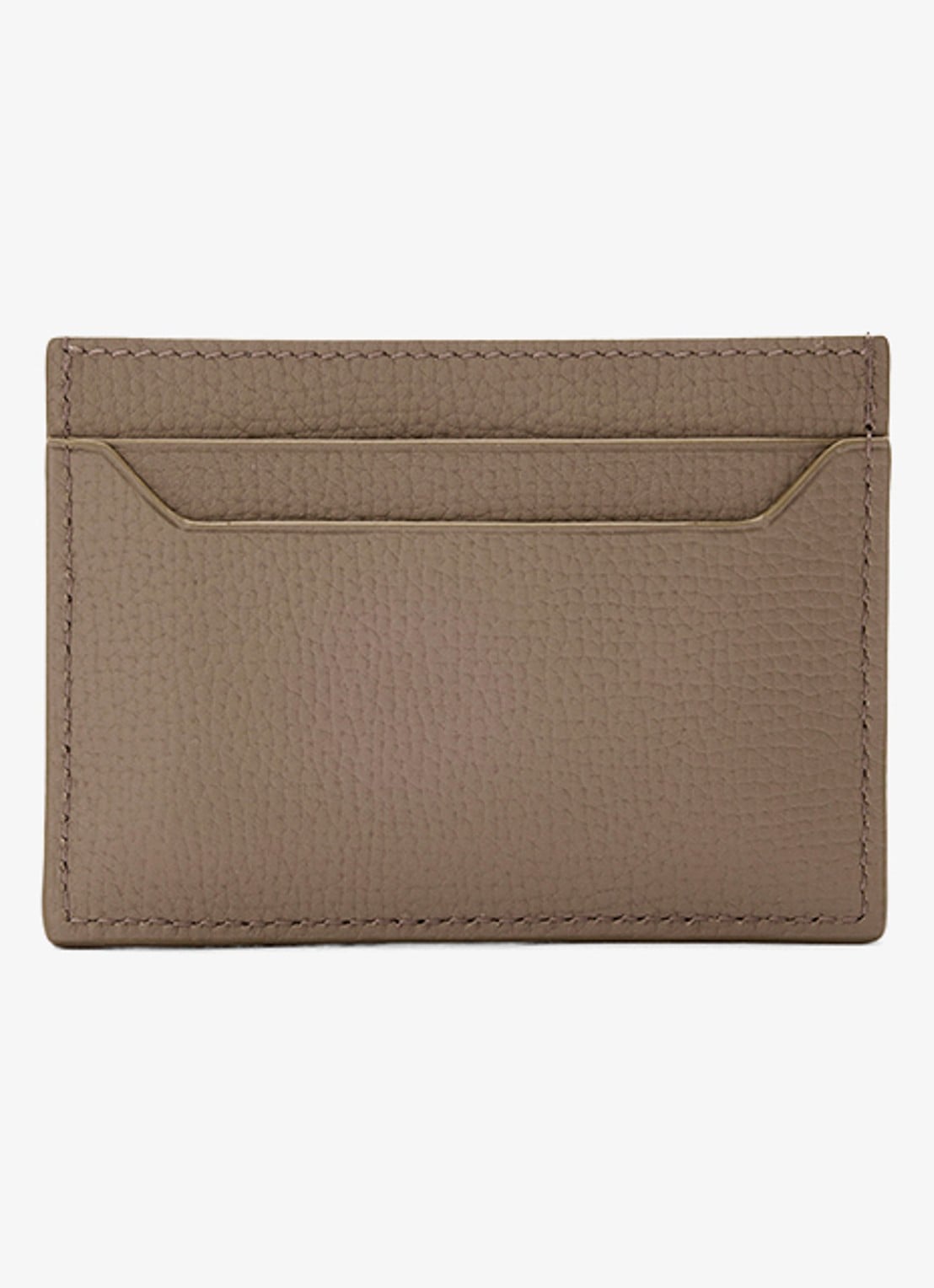 LOEWE Anagram pasjeshouder van kalfsleer - achterkant taupe