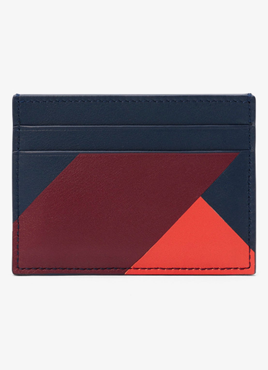 LOEWE Anagram pasjeshouder van kalfsleer - achterkant donkerblauw