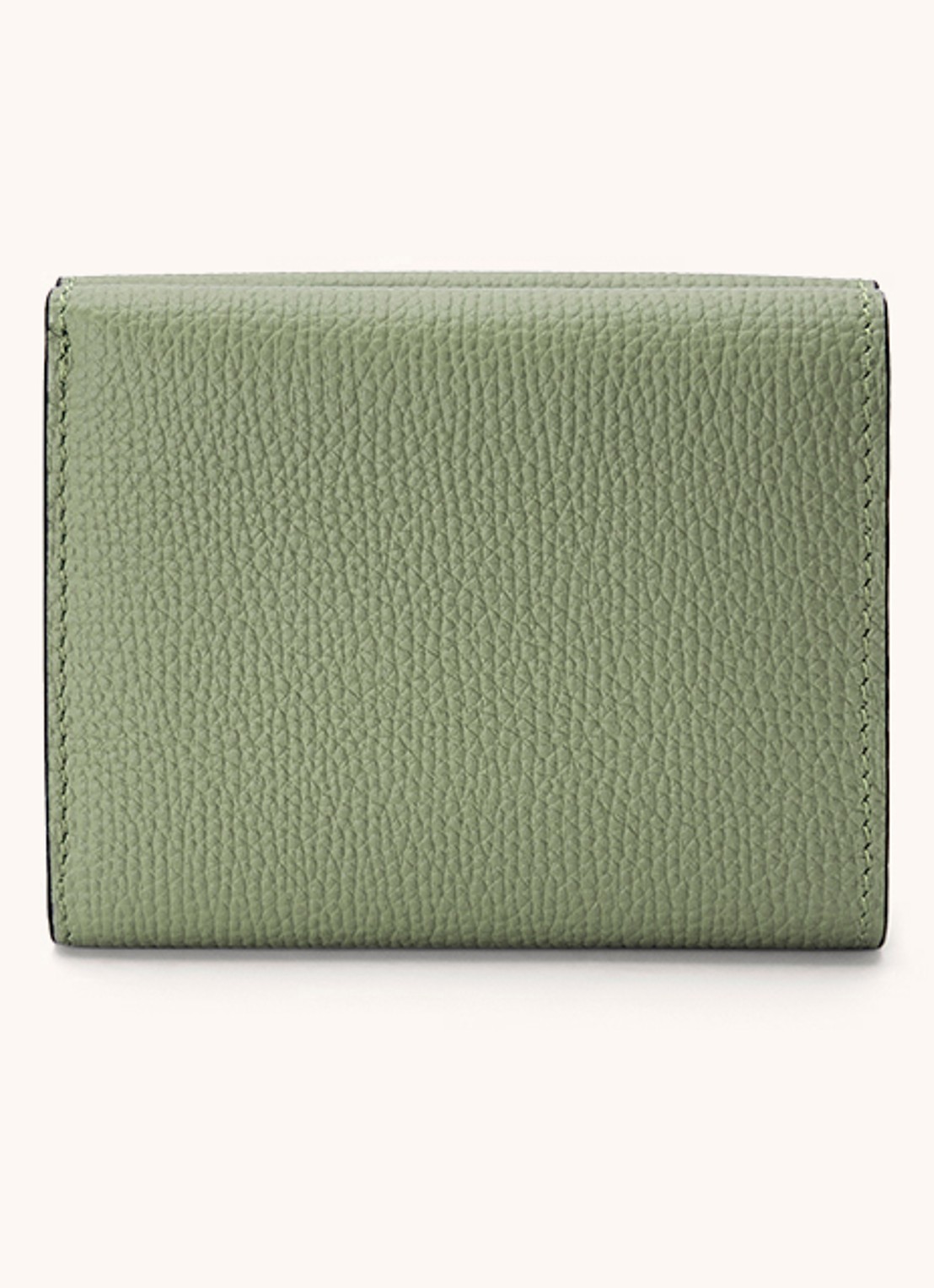 LOEWE Anagram portemonnee van kalfsleer - detail lindegroen
