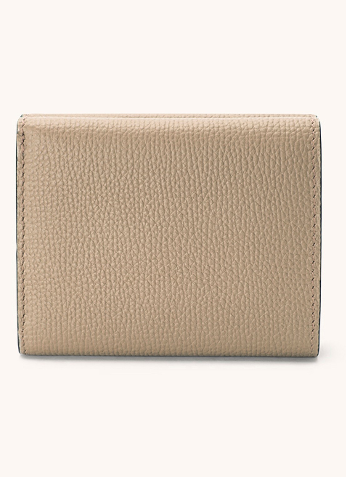 LOEWE Anagram portemonnee van kalfsleer - detail 2 zand