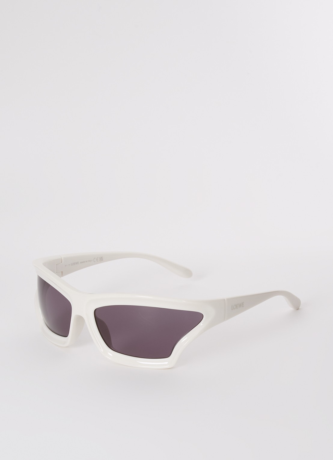 LOEWE Arch Mask zonnebril E4000234  - voorkant 4 gebroken wit