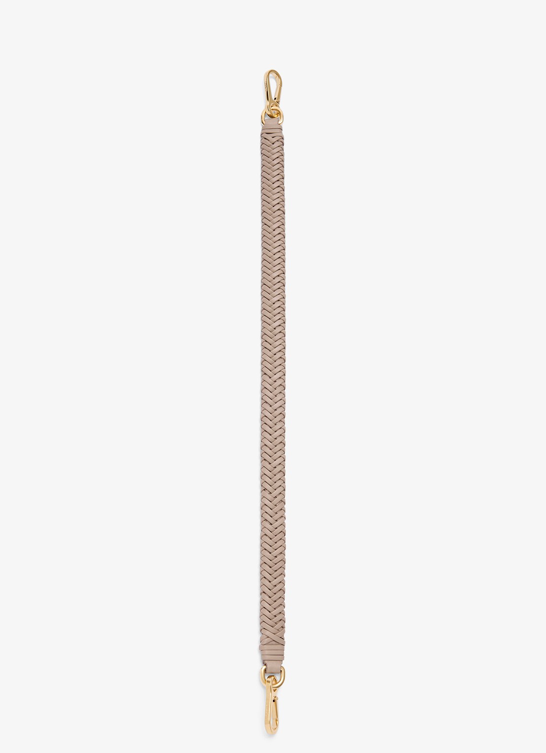 LOEWE Arrow schouderriem van kalfsleer - detail zand