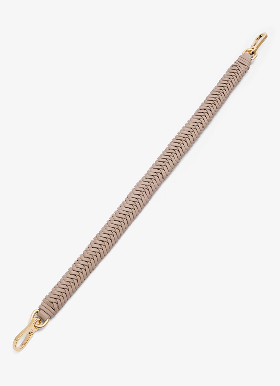 LOEWE Arrow schouderriem van kalfsleer - voorkant 2 zand