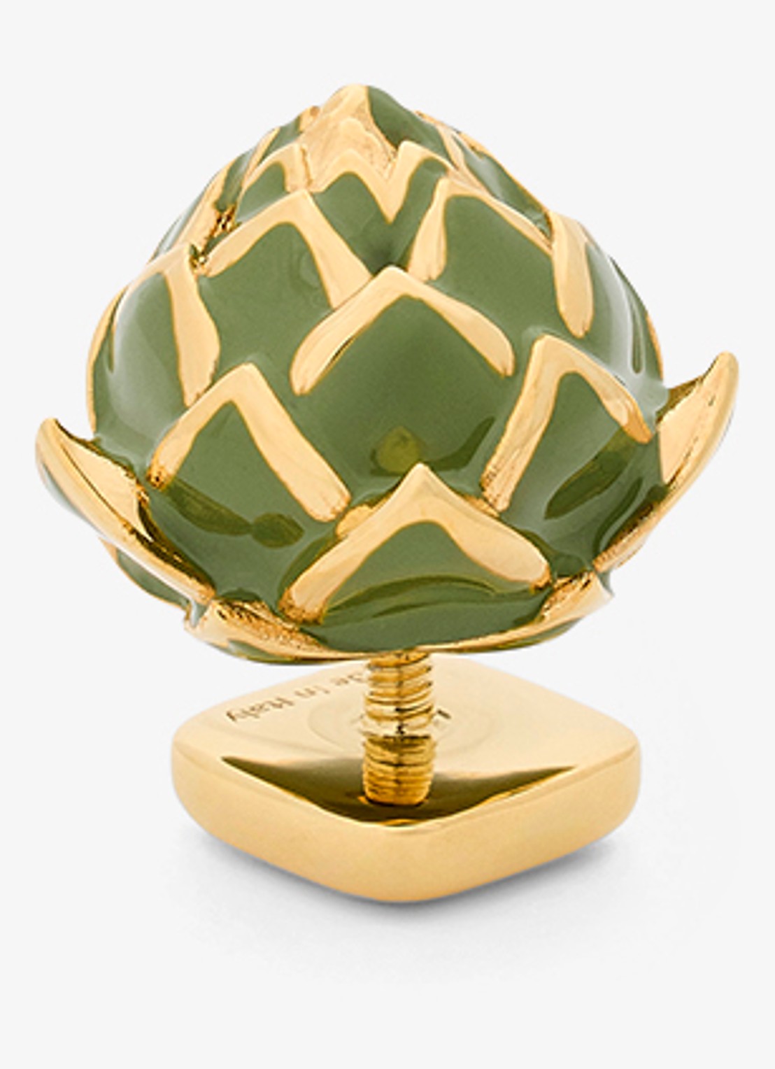 LOEWE Artichoke tasbedel met logo - voorkant 3 groen