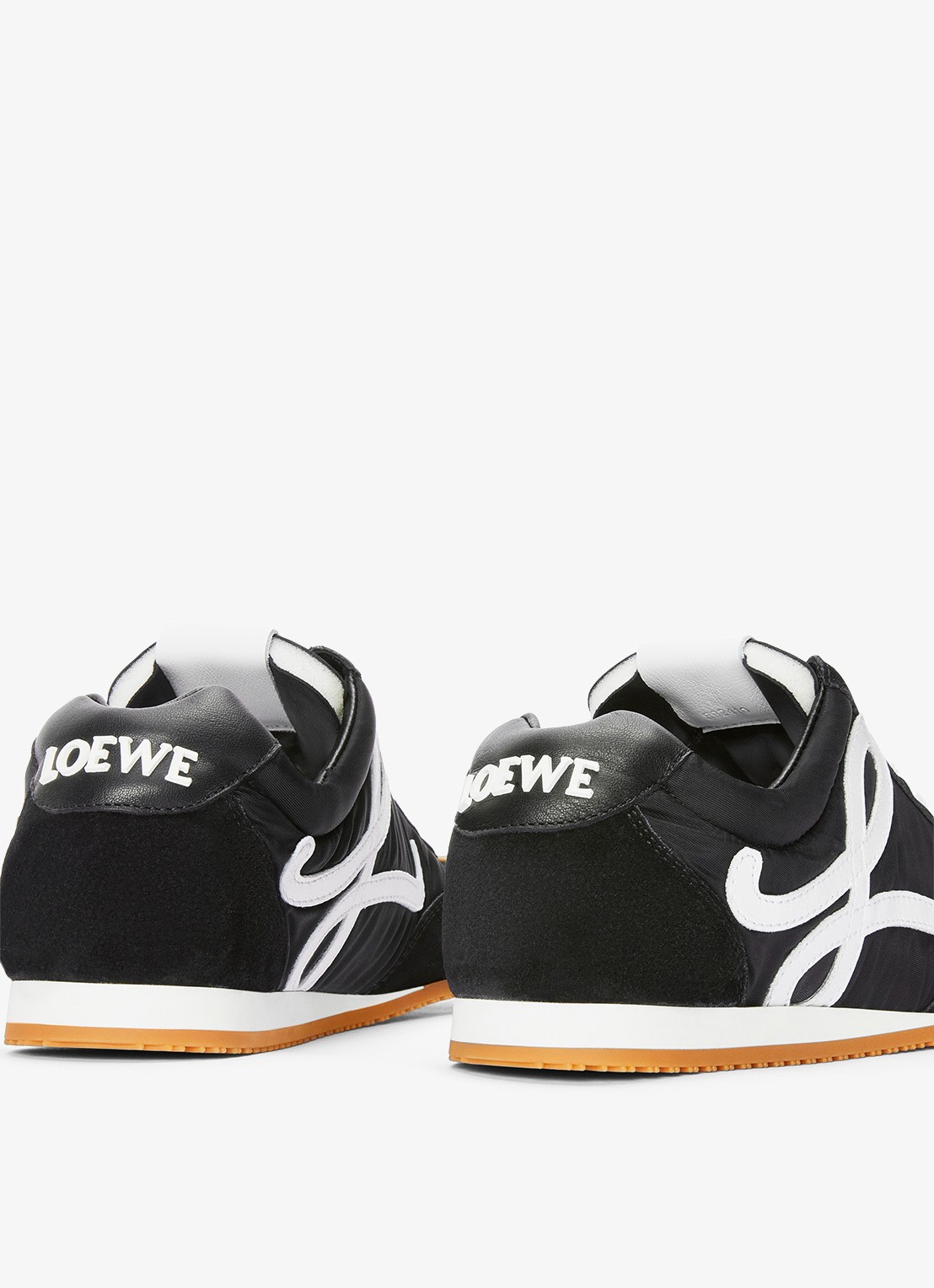 LOEWE Ballet Runner 2.0 sneaker met kalfsleren details - detail 3 zwart
