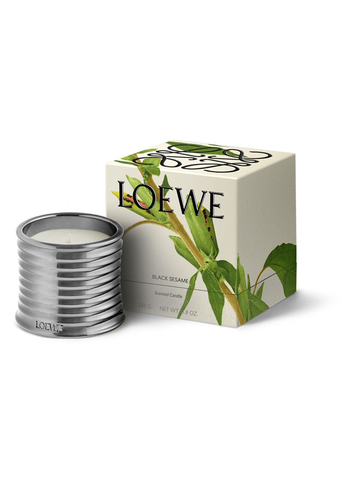 LOEWE Black Sesame Scented Candle - geurkaars 320 gram - voorkant 6 undefined