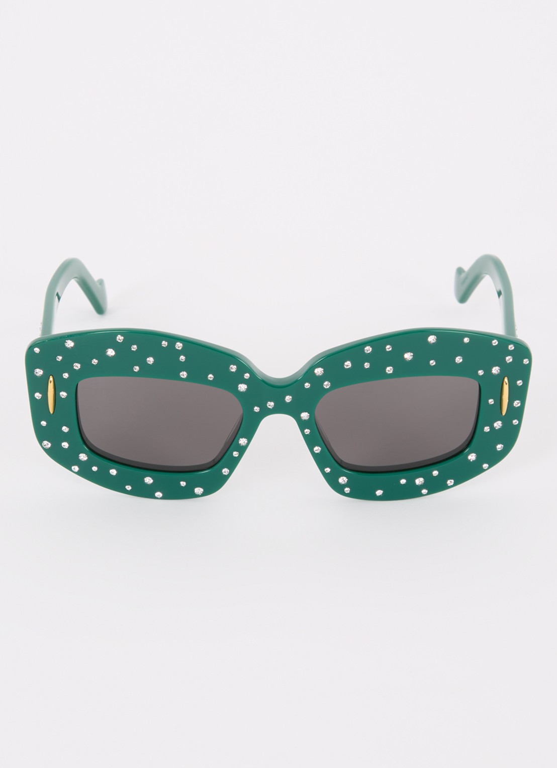LOEWE Cat Eye zonnebril E4000225 - detail zeegroen