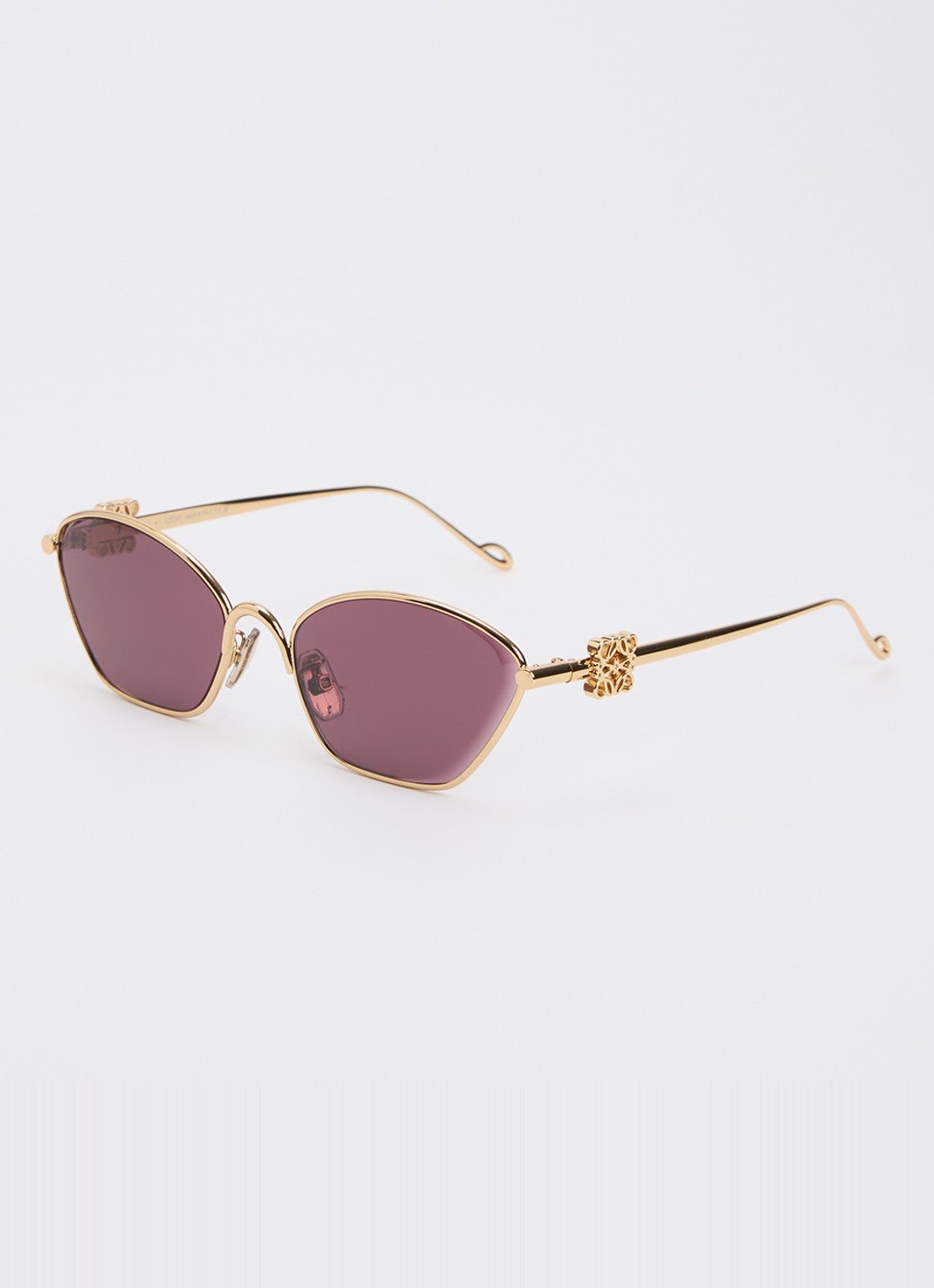 LOEWE Cat Eye zonnebril LW40115U - voorkant goud