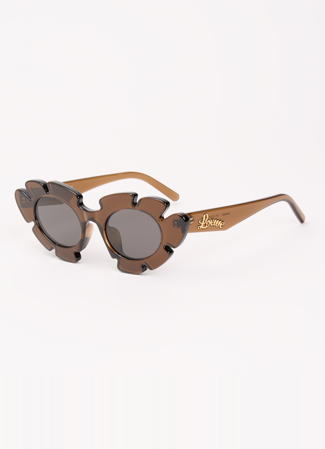 LOEWE Cat Eye zonnebril LW40134U - voorkant bruin