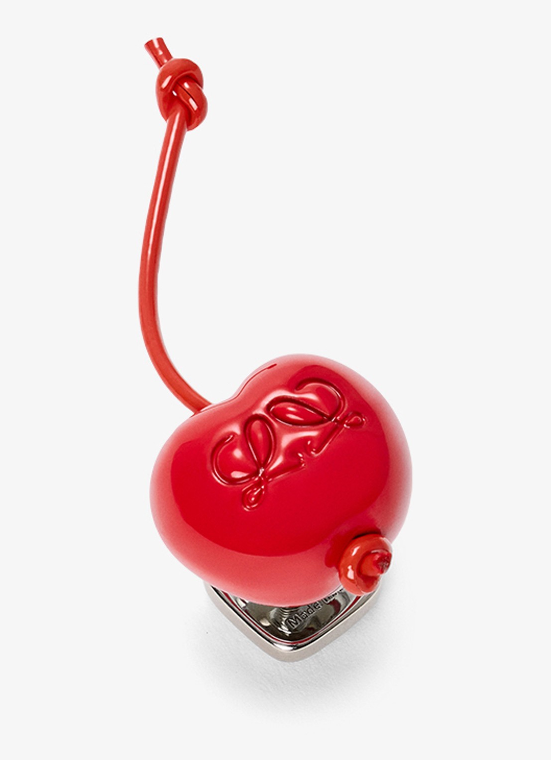 LOEWE Cherry tasbedel met logo - voorkant 2 rood