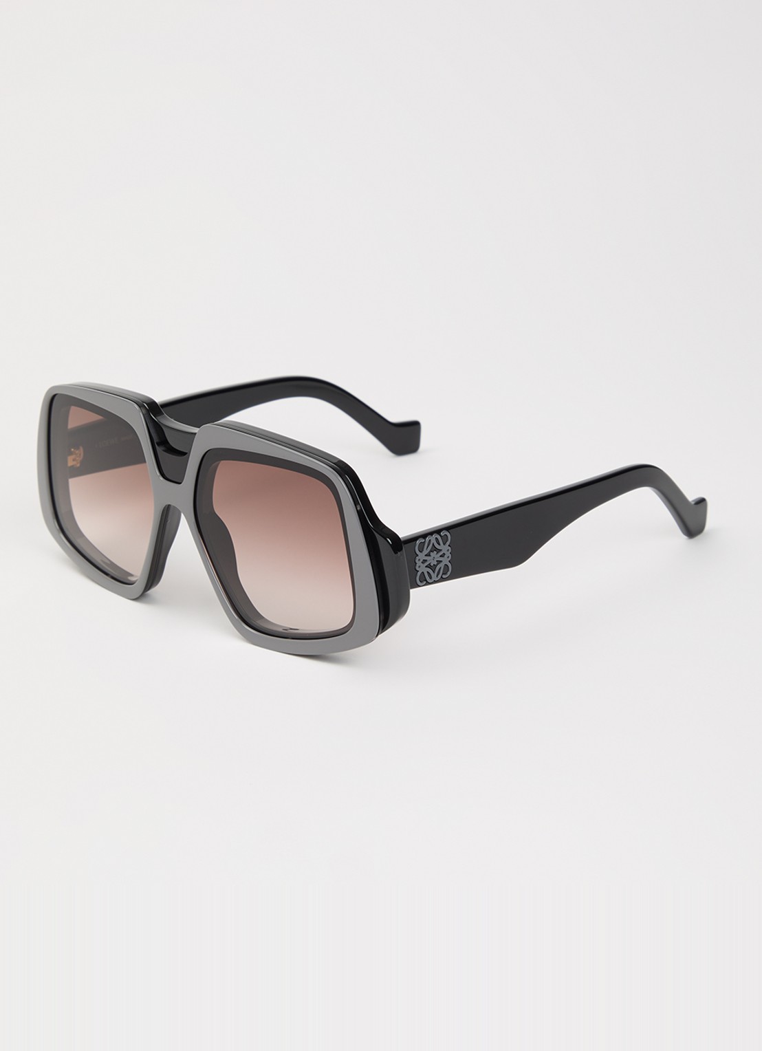 LOEWE Collage zonnebril LW40194I - voorkant 4 zwart