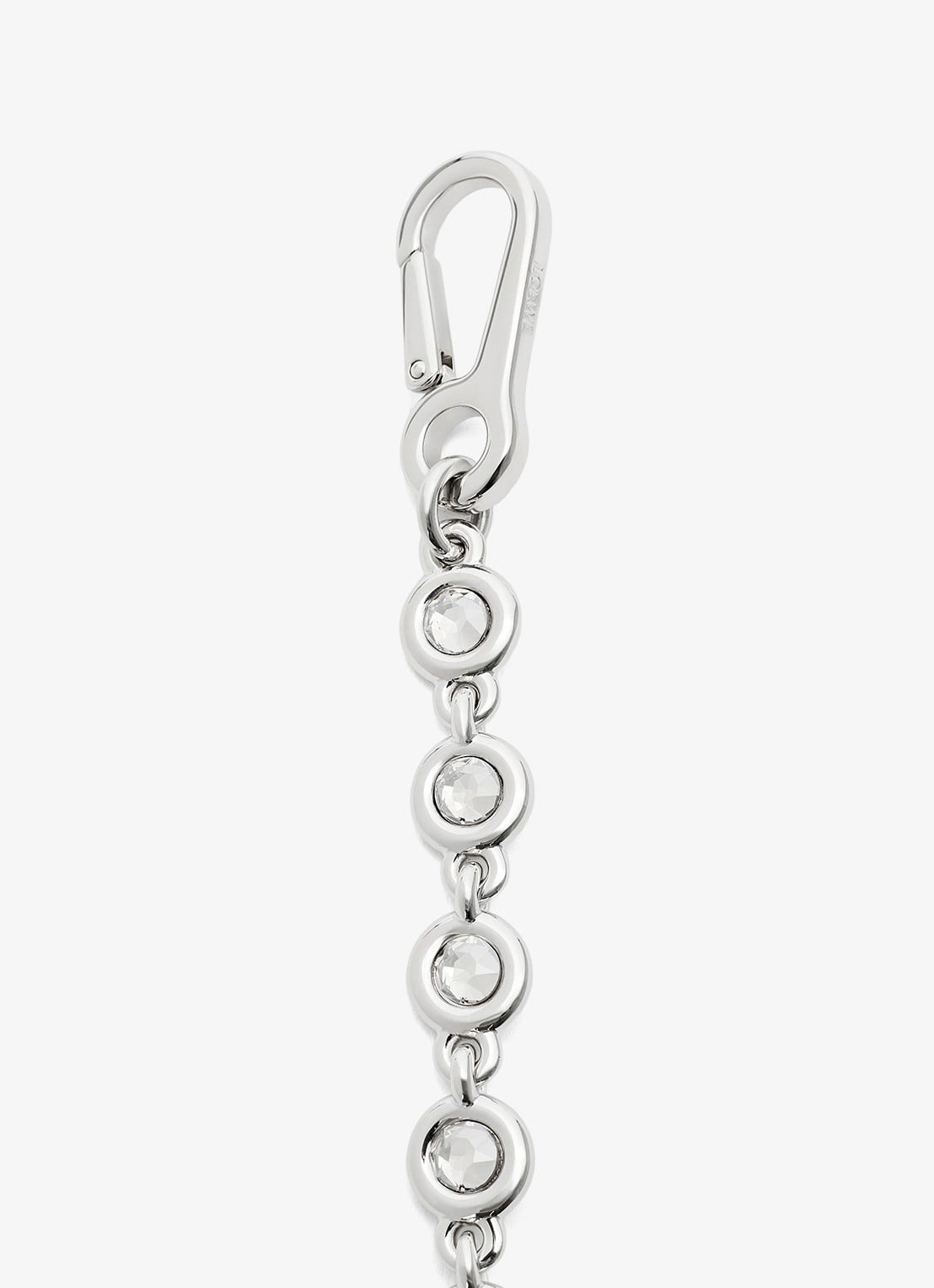 LOEWE Crystal Donut schouderriem - voorkant 2 zilver