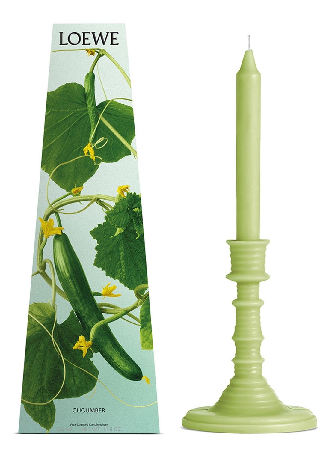LOEWE Cucumber Wax Candle - geurkaars kandelaar 330 gram - voorkant 2 undefined