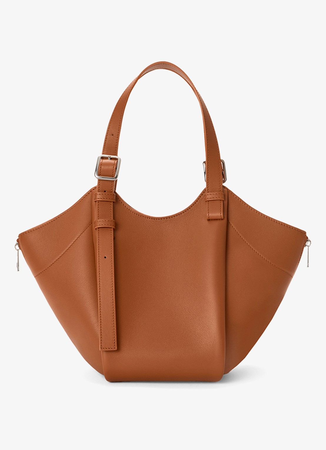 LOEWE Hammock Flip handtas van kalfsleer - achterkant 8 bruin
