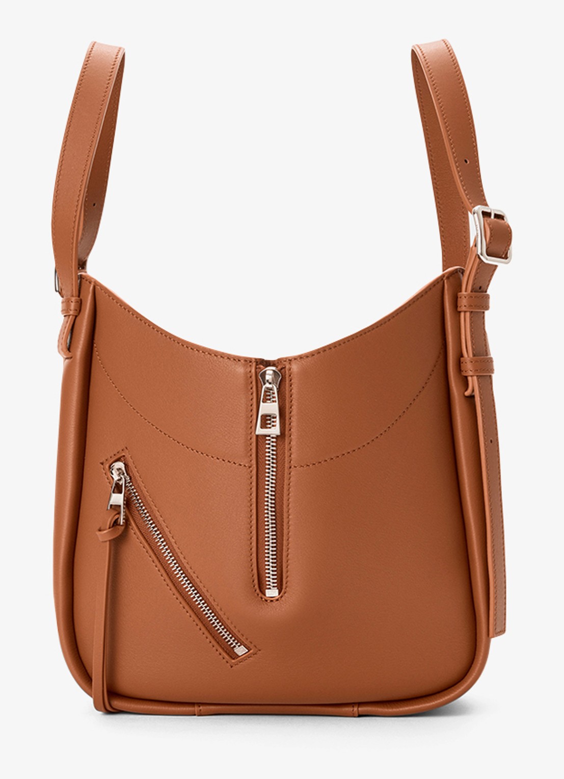 LOEWE Hammock Flip handtas van kalfsleer - detail bruin