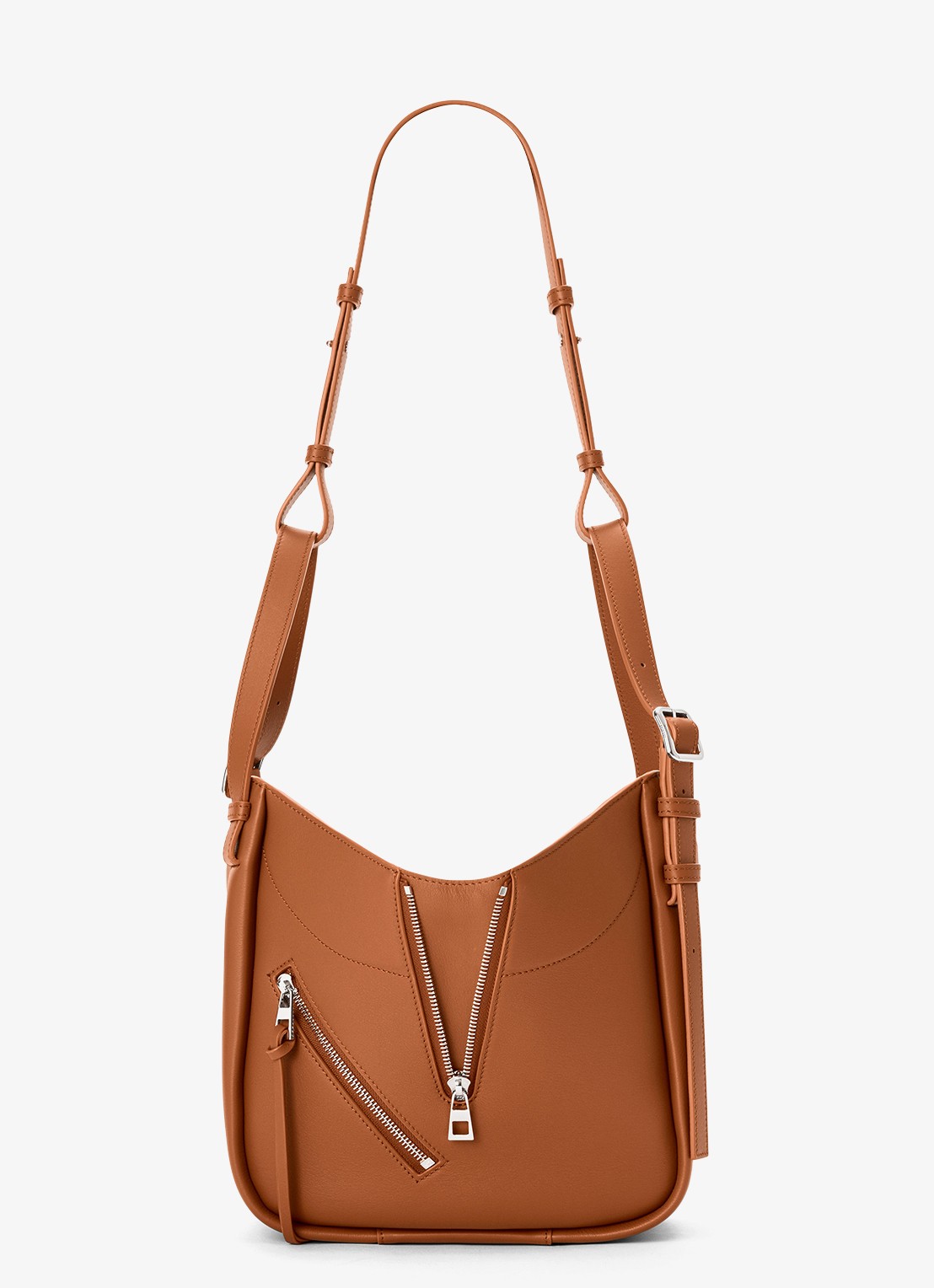 LOEWE Hammock Flip handtas van kalfsleer - detail 2 bruin