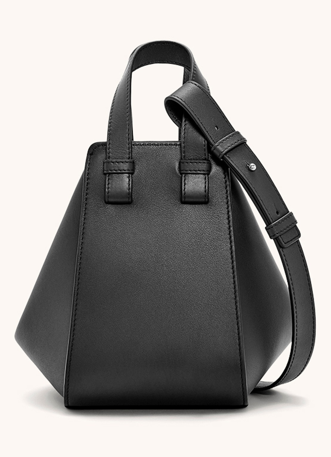 LOEWE Hammock handtas van kalfsleer - detail 4 zwart