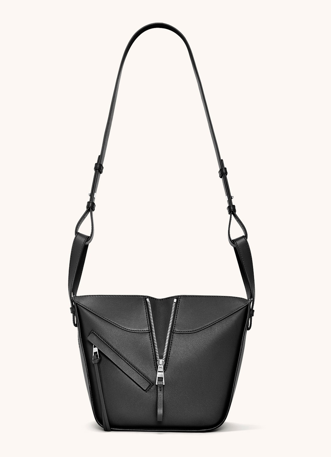 LOEWE Hammock handtas van kalfsleer - detail 5 zwart