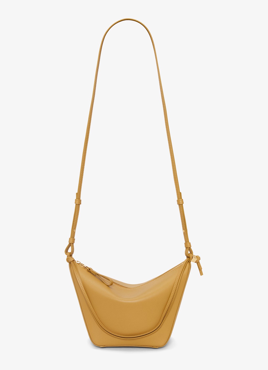 LOEWE Hammock Hobo schoudertas van kalfsleer - detail 5 okergeel