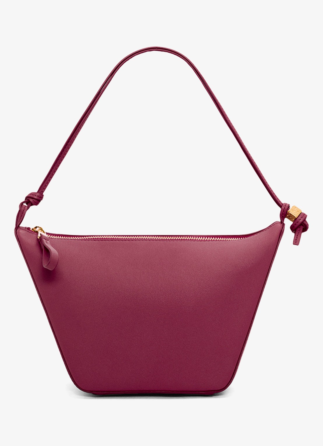 LOEWE Hammock Hobo schoudertas van kalfsleer - achterkant 8 bordeauxrood