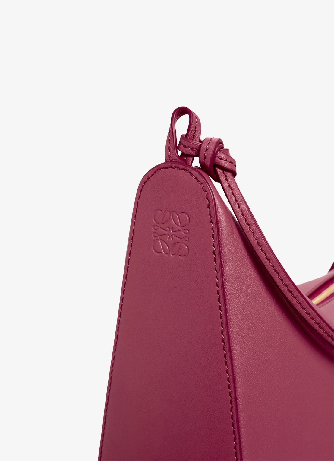 LOEWE Hammock Hobo schoudertas van kalfsleer - detail 6 bordeauxrood