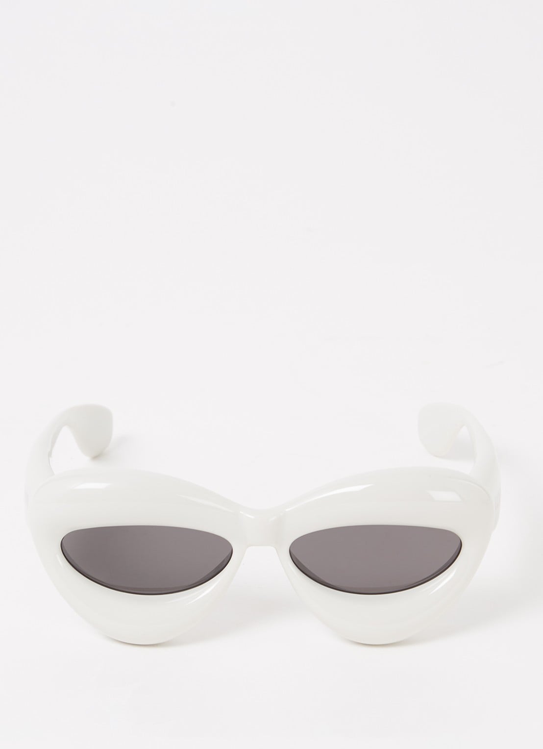 LOEWE Inflated zonnebril LW40097I - detail wit