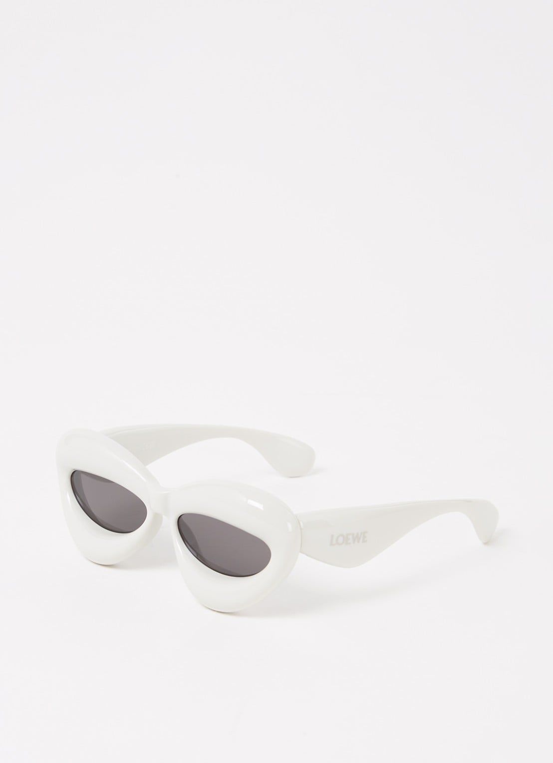 LOEWE Inflated zonnebril LW40097I - voorkant 4 wit