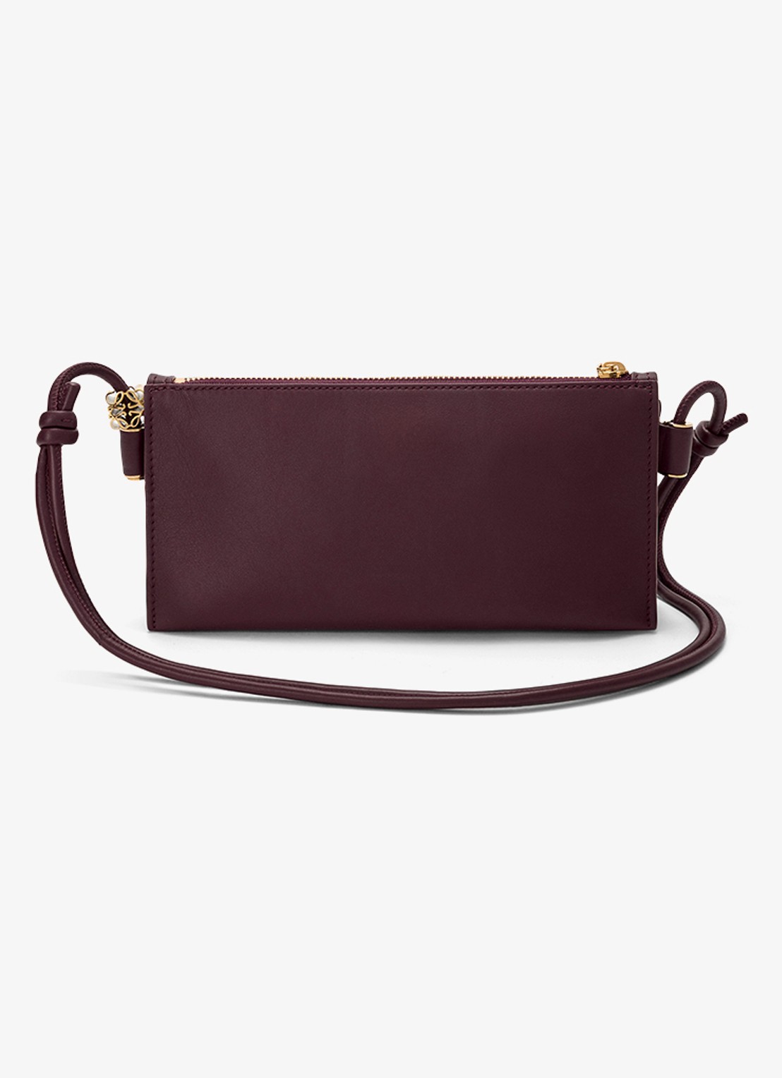 LOEWE Joya crossbodytas van kalfsleer - achterkant 8 bordeauxrood