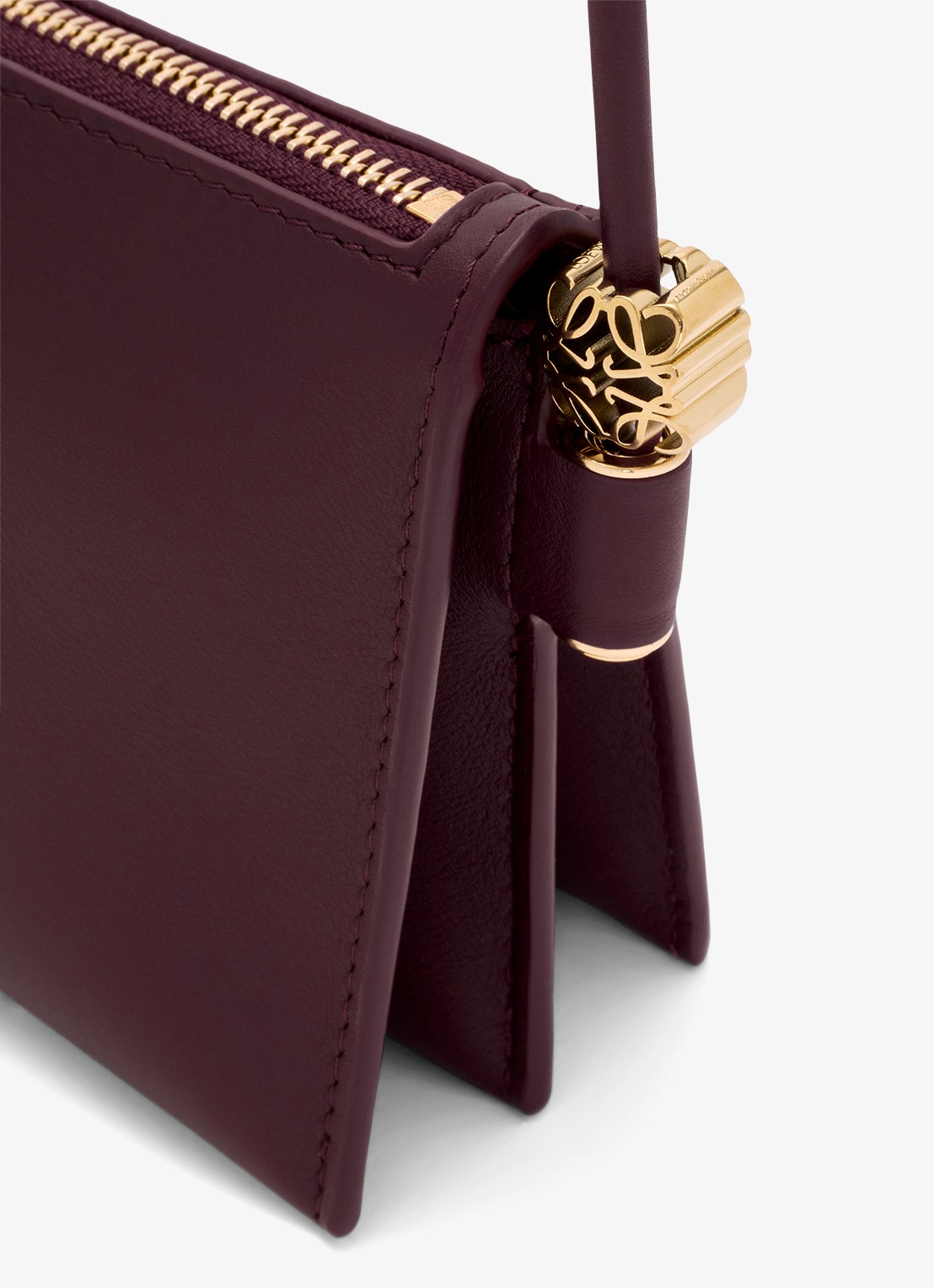 LOEWE Joya crossbodytas van kalfsleer - detail 5 bordeauxrood