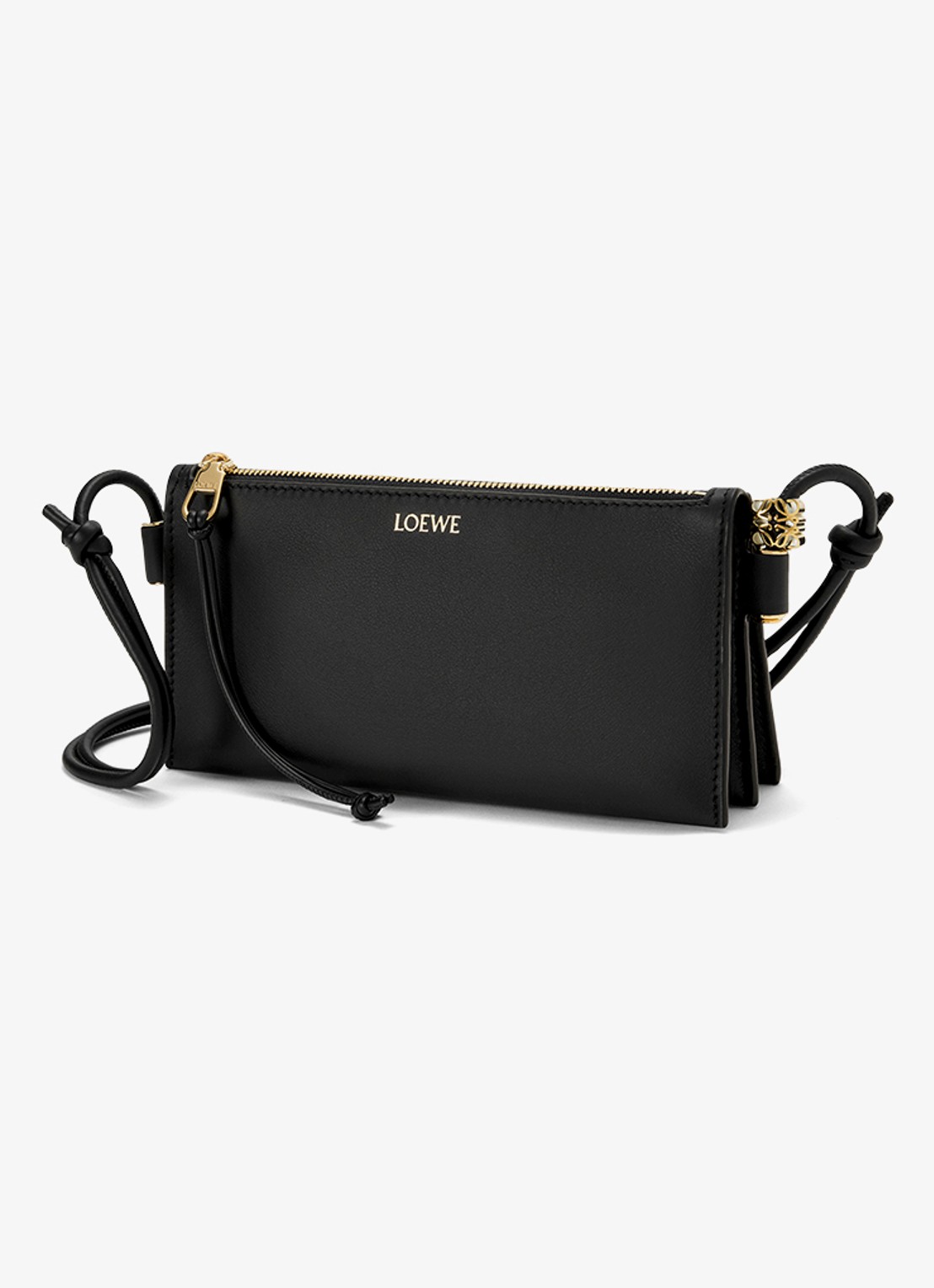 LOEWE Joya crossbodytas van kalfsleer - detail 2 zwart