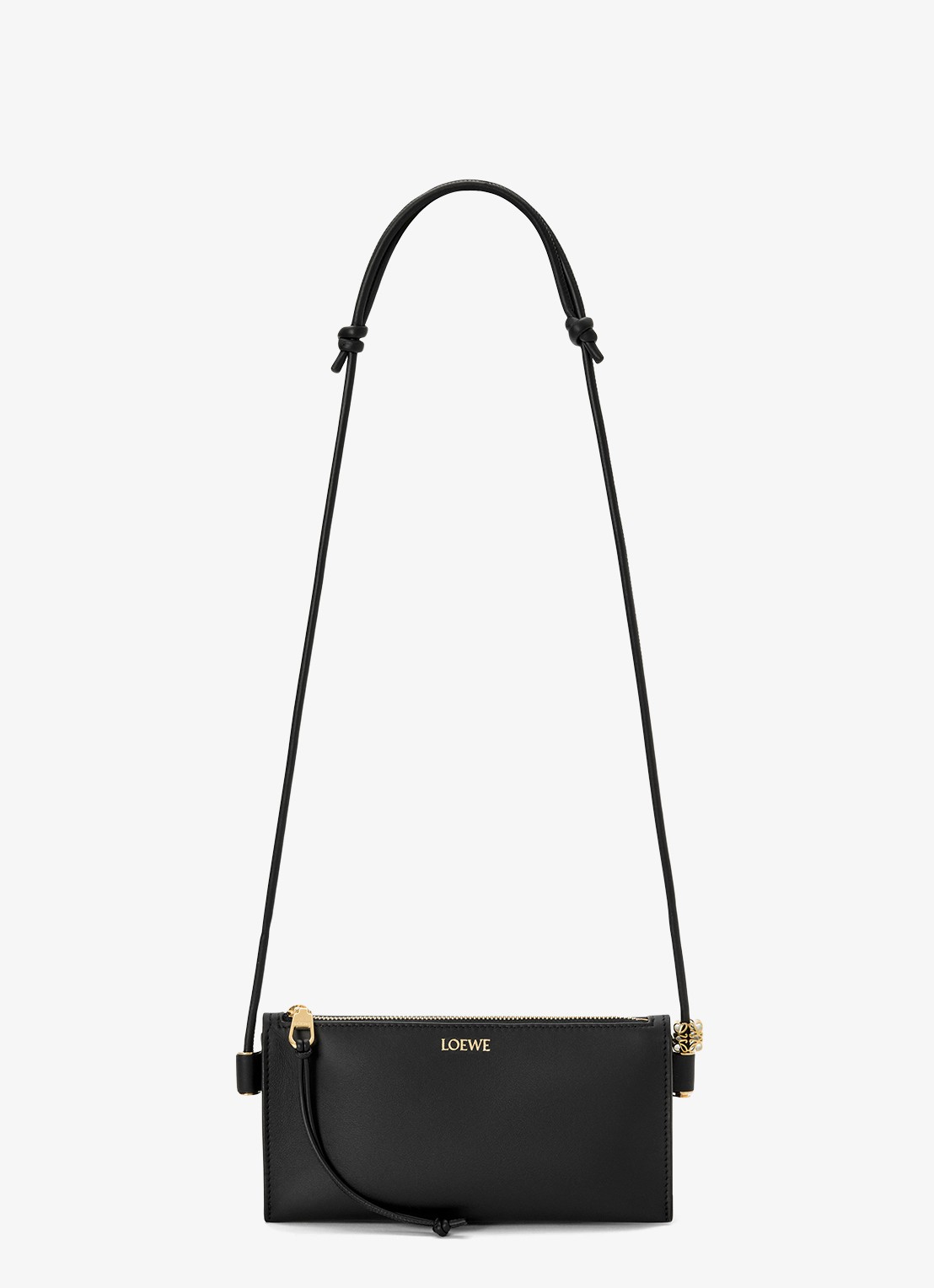 LOEWE Joya crossbodytas van kalfsleer - detail 3 zwart