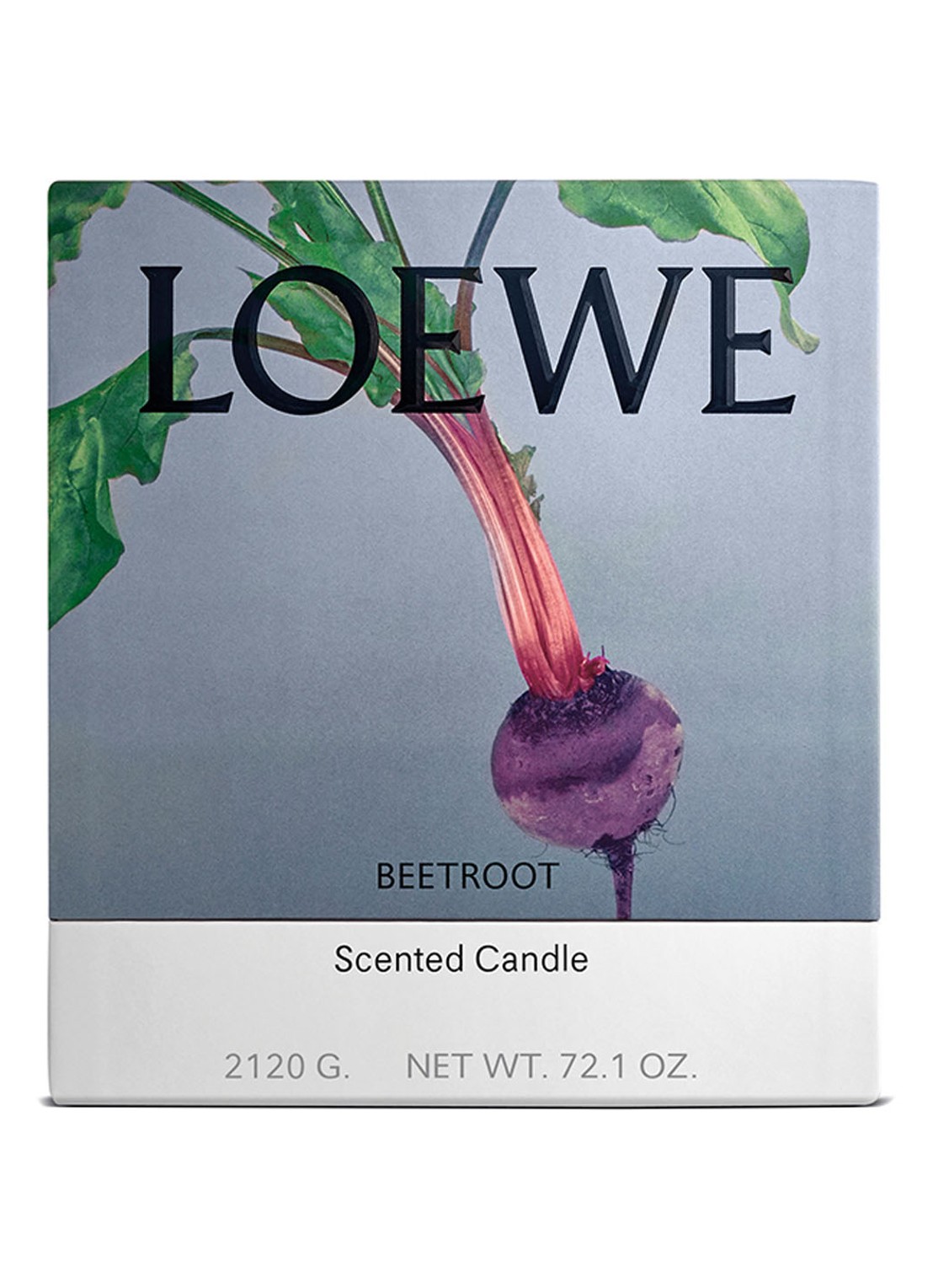 LOEWE Large Beetroot Candle - geurkaars 2120 gram  - voorkant 7 undefined
