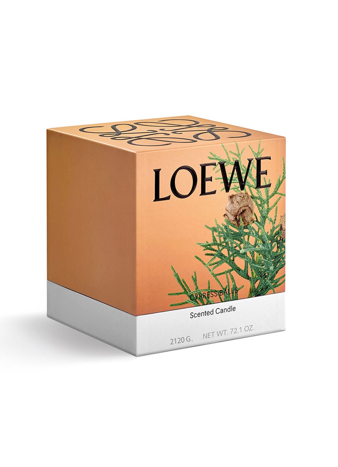 LOEWE Large Cypress Balls Candle - geurkaars 2120 gram - voorkant 2 undefined