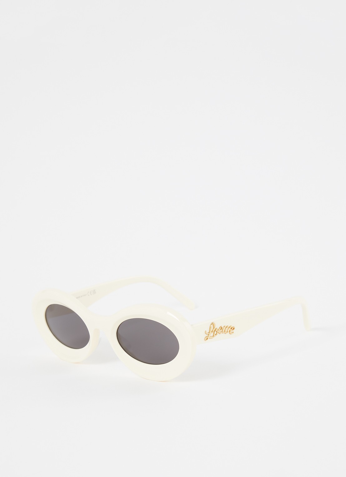 LOEWE Loop zonnebril LW40110U - voorkant 4 creme