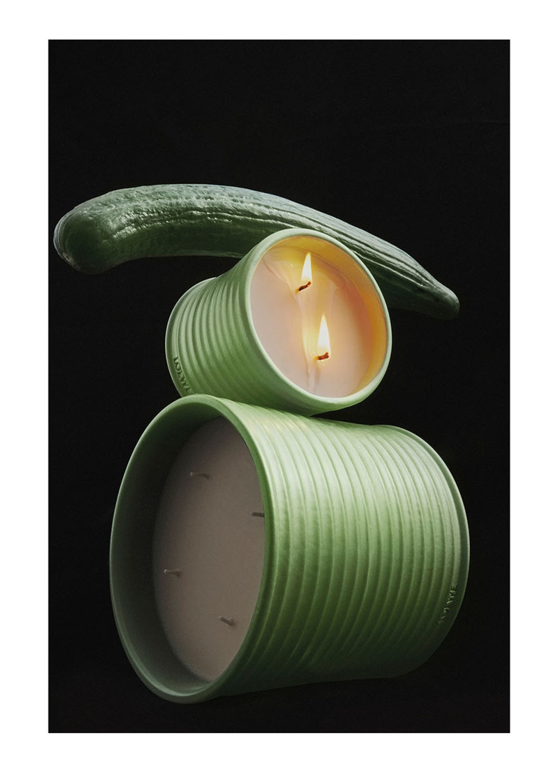 LOEWE Medium Cucumber Candle - geurkaars 610 gram - detail 5 undefined