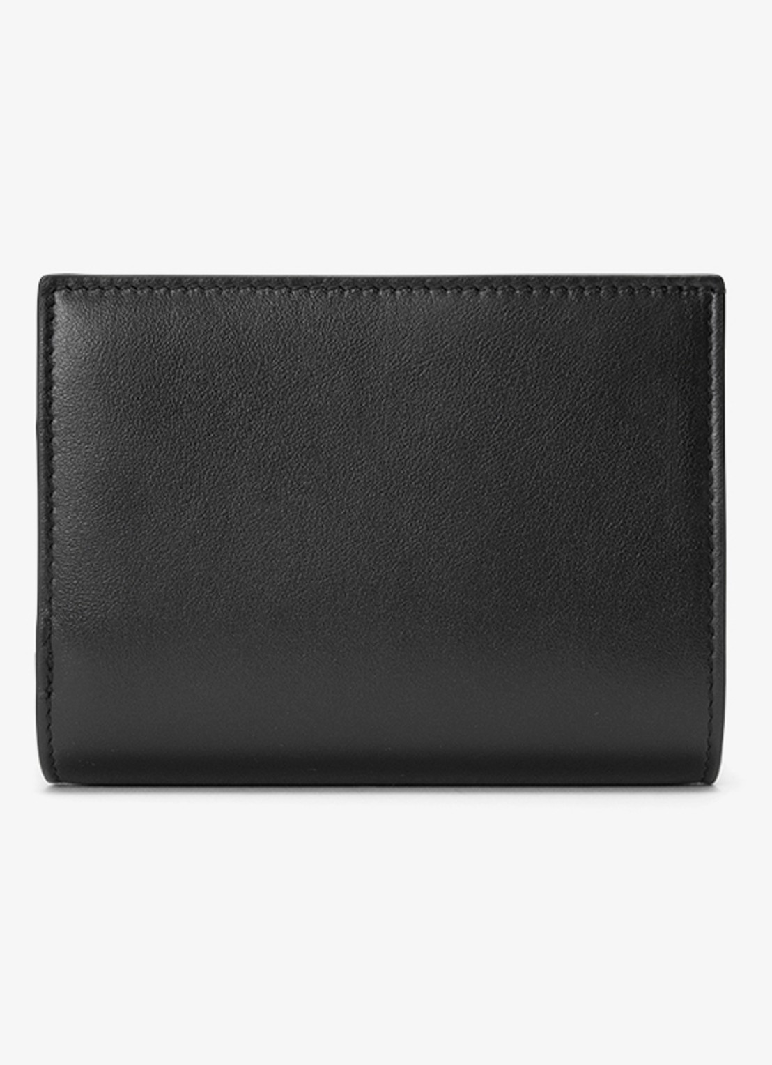 LOEWE Panta portemonnee van kalfsleer - achterkant 5 zwart