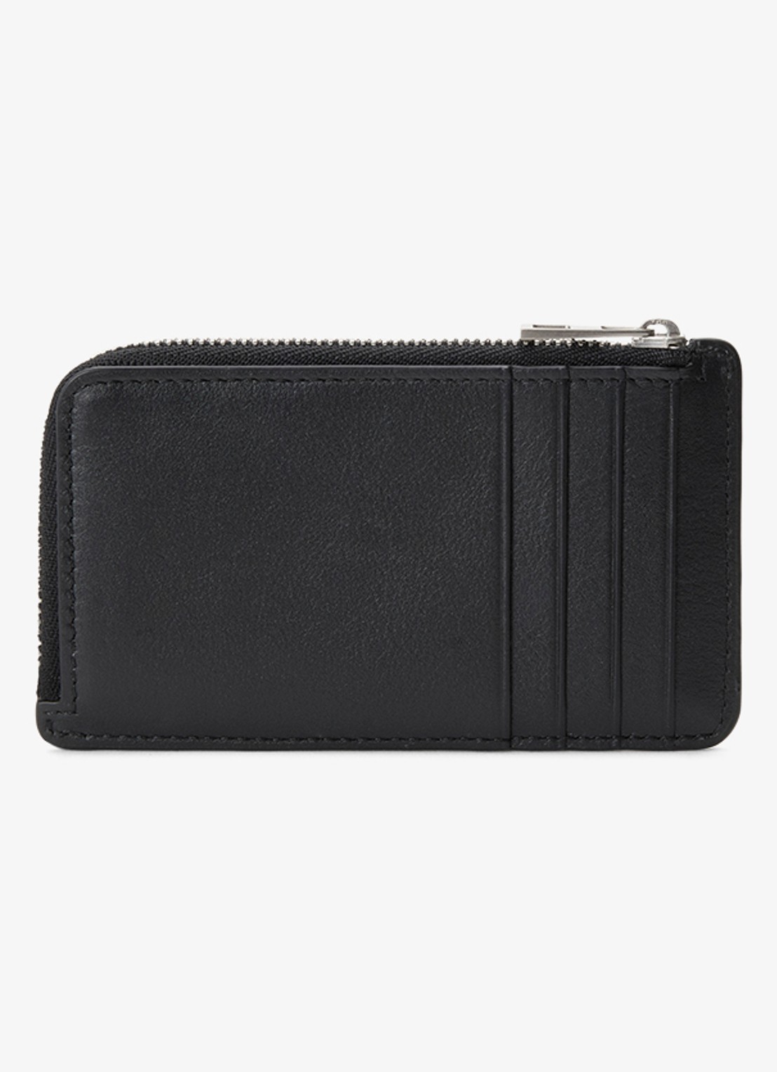 LOEWE Panta portemonnee van kalfsleer - voorkant 4 zwart