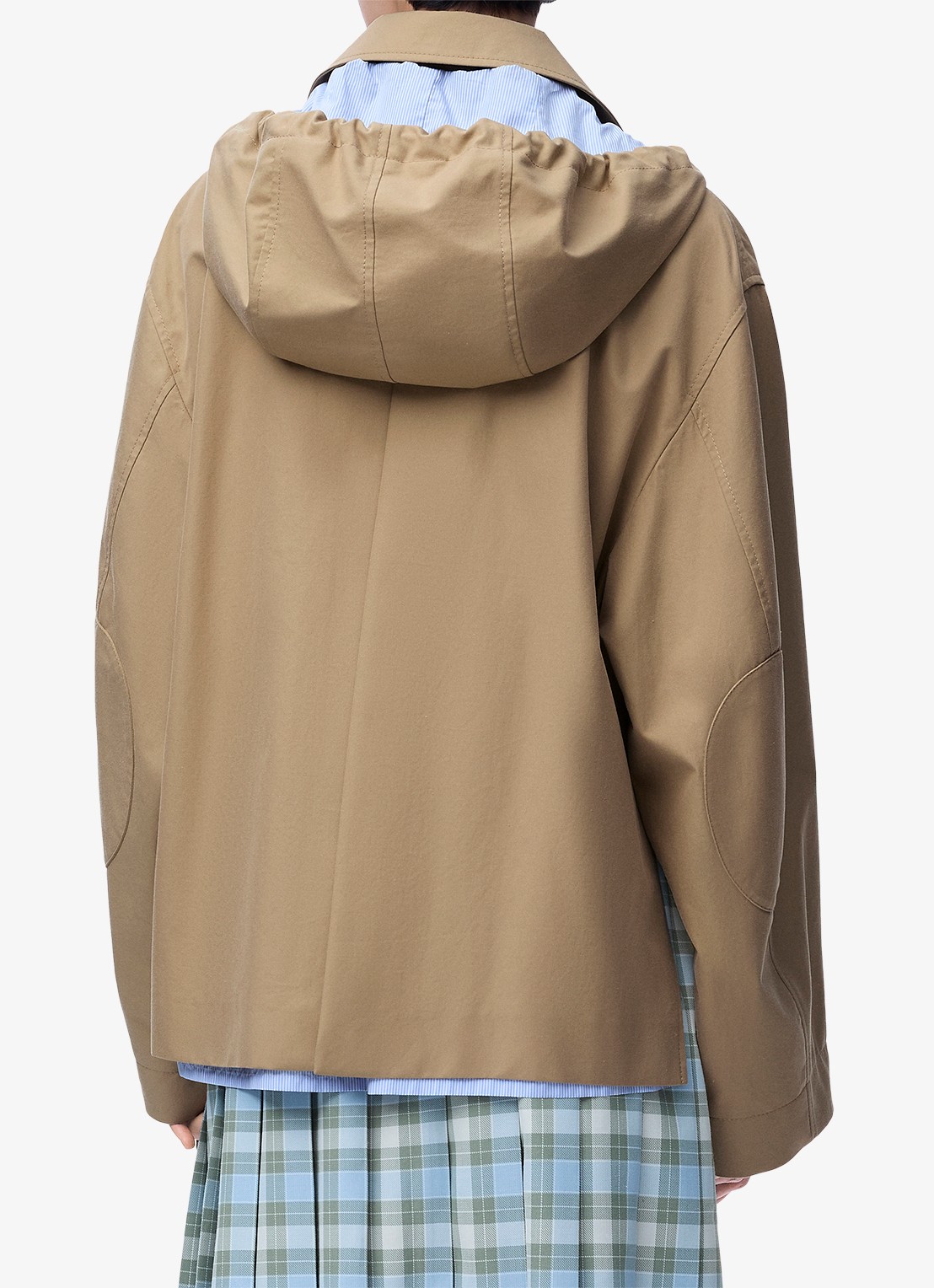 LOEWE Parka met capuchon en klepzakken - achterkant 5 beige