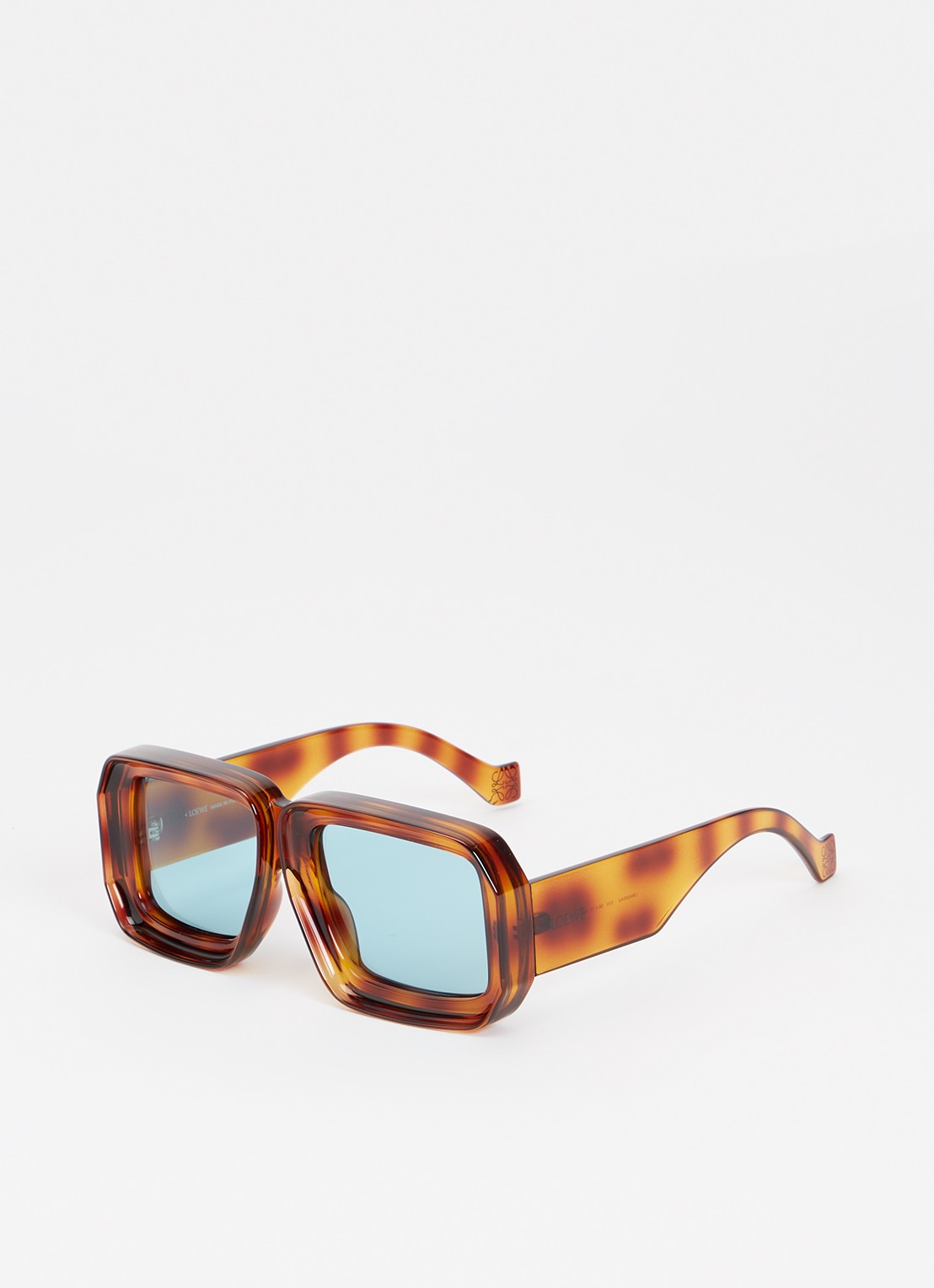 LOEWE Paulas Ibiza zonnebril LW40064U - voorkant bruin