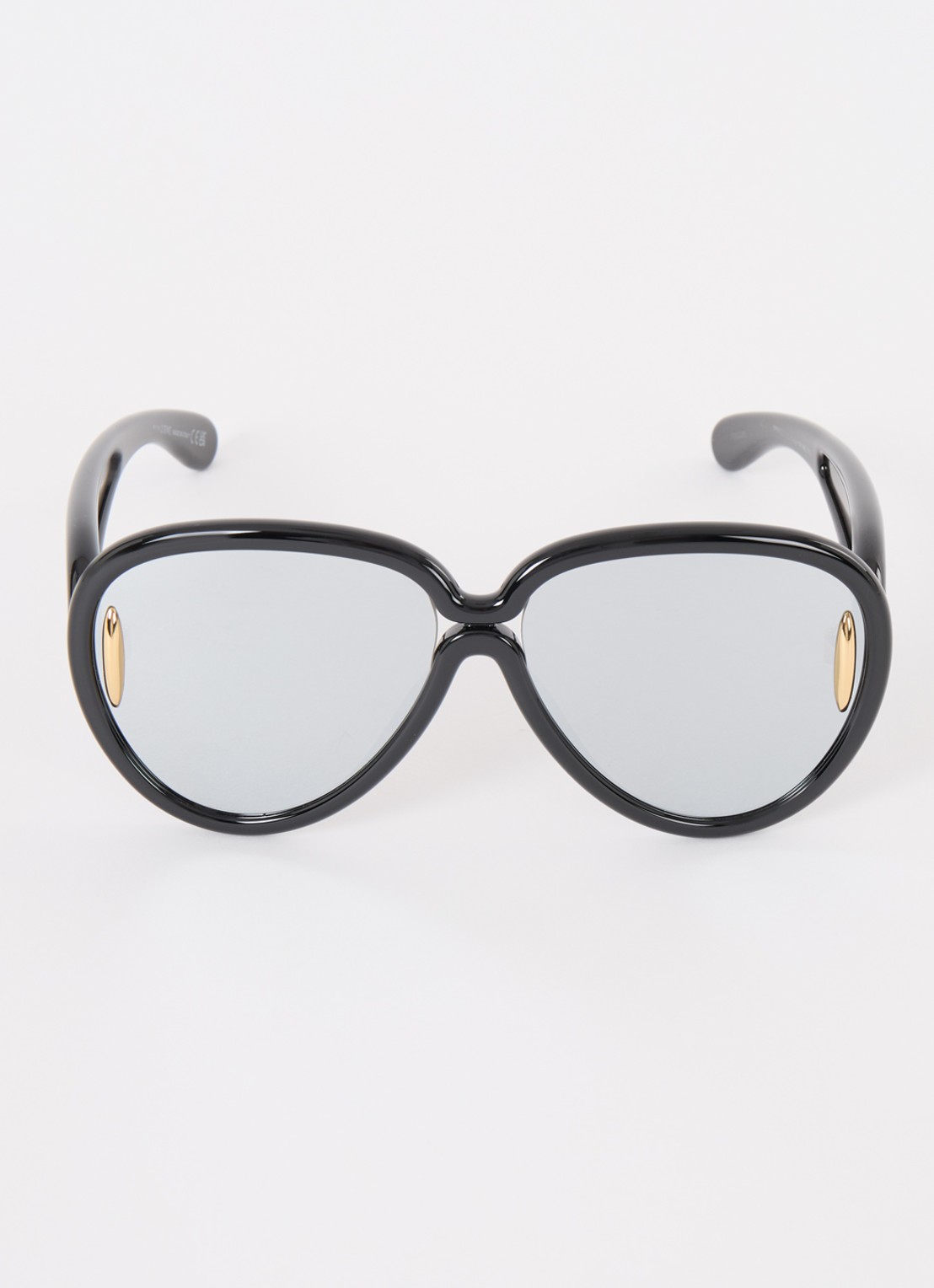 LOEWE Piloten zonnebril LW40132I - detail zwart