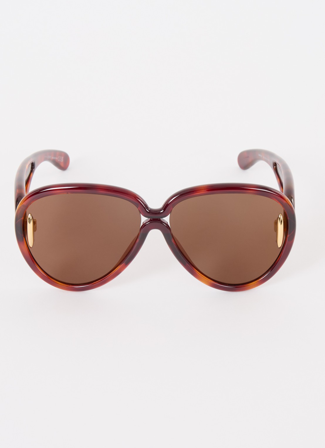 LOEWE Piloten zonnebril LW40132I - detail 3 bruin