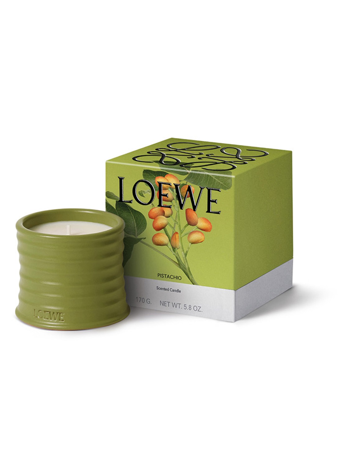 LOEWE Pistachio Candle - geurkaars 170 gram - voorkant 3 undefined