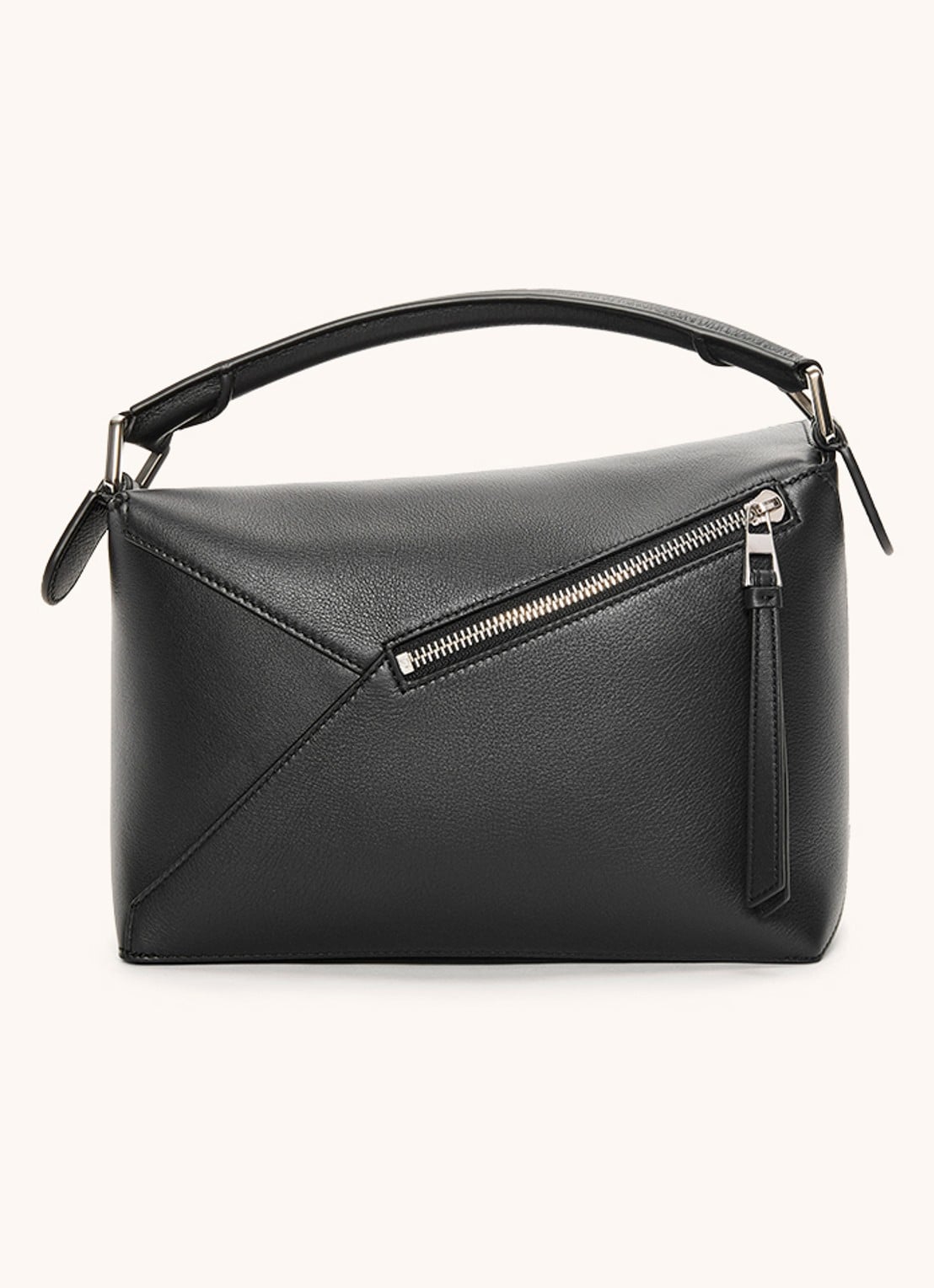 LOEWE Puzzle Edge Small handtas van kalfsleer - detail 4 zwart