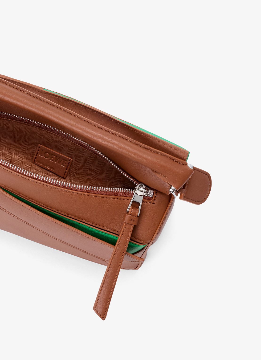 LOEWE Puzzle Layers Small handtas van kalfsleer - detail 7 bruin